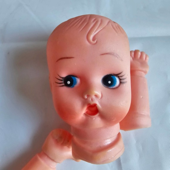Fibre Craft Baby Doll Face Hands Puppet Vintage - Picture 3 of 3